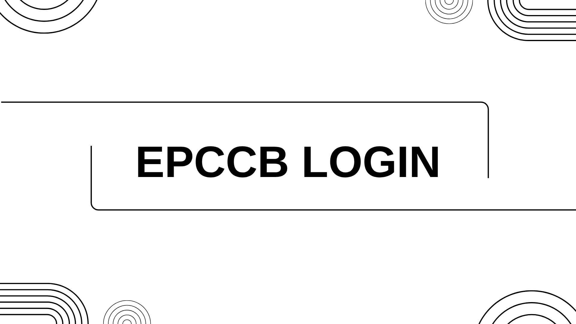 EPCCB Login